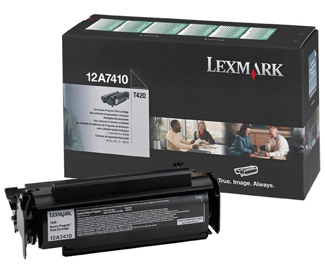Заправка картриджа Lexmark 12A7410
