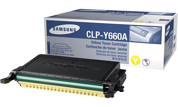 Заправка картриджа Samsung CLP-Y660A желтый