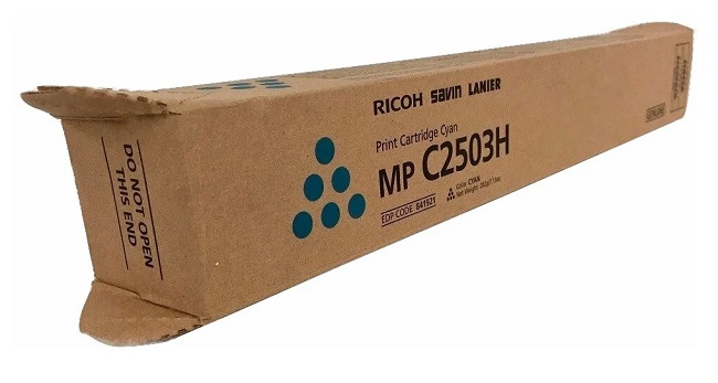 Заправка картриджа Ricoh MP C2503H синий