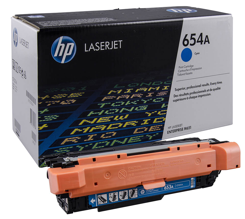 Заправка картриджа HP CF331A (654A) синий