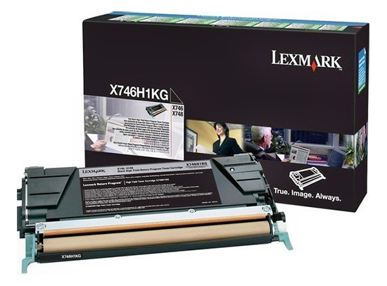 Заправка картриджа Lexmark X746H1KG black