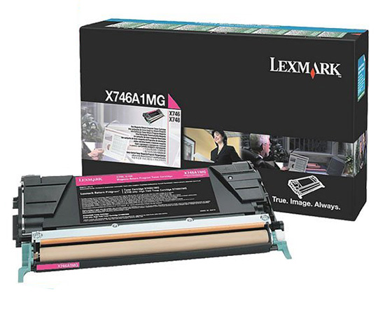 Заправка картриджа Lexmark X746A1MG magenta