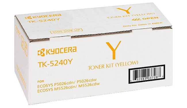 Заправка картриджа Kyocera TK-5240Y желтый