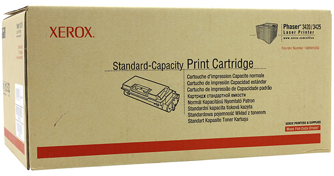 Заправка картриджа Xerox 106R01033