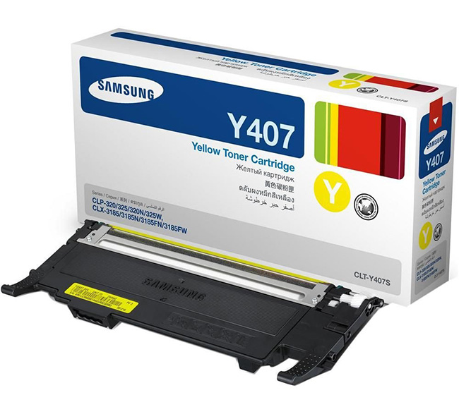 Заправка картриджа Samsung CLT-Y407S желтый
