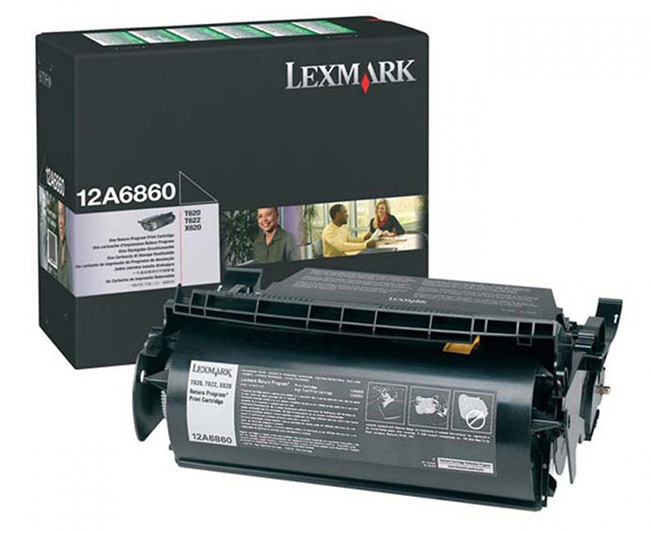 Заправка картриджа Lexmark 12A6860