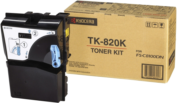 Заправка картриджа Kyocera TK-820K черный