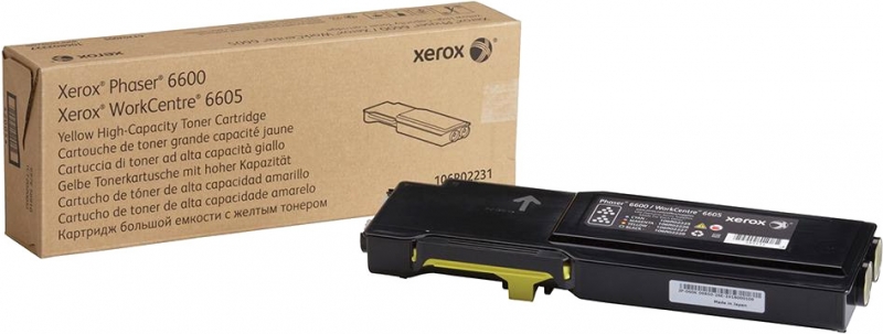Заправка картриджа Xerox 106R02235 желтый