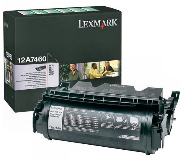 Заправка картриджа Lexmark 12A7460