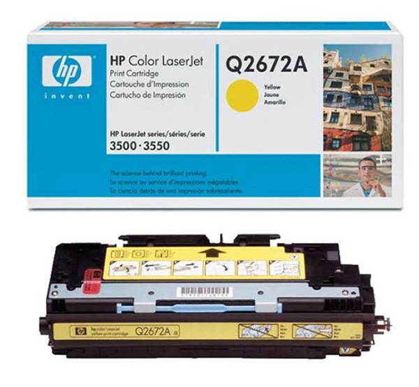 Заправка картриджа HP Q2672A (309A) желтый